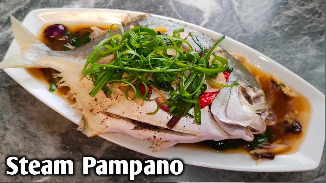 Steam Pampano fish gawing nating special by mhelchoice Madiskarteng Nanay