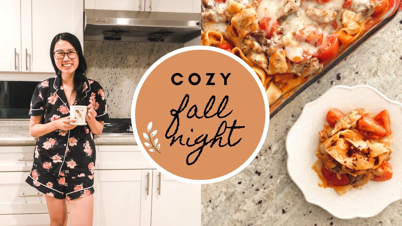 COZY FALL NIGHT ROUTINE 2020 | a relaxing & productive evening ✨