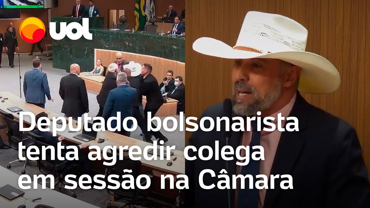 Bate-boca na Câmara: Deputado tenta agredir petista em sessão e é contido por seguranças; veja vídeo
