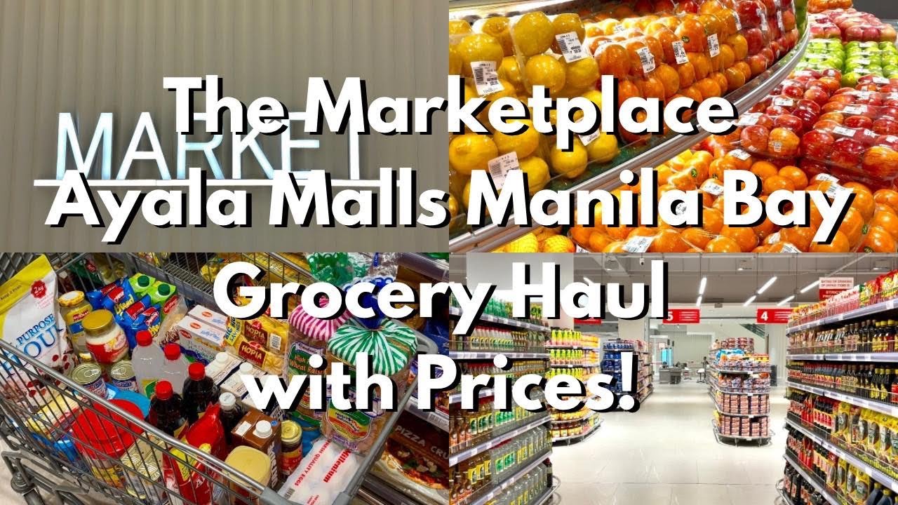 Grocery Haul Vlog #3 at The Marketplace Ayala Mall by the Bay PH | Massive Haul + Prices