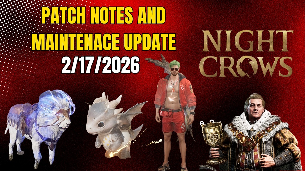 Night Crows: Non-maintenance Patch - February 17th
