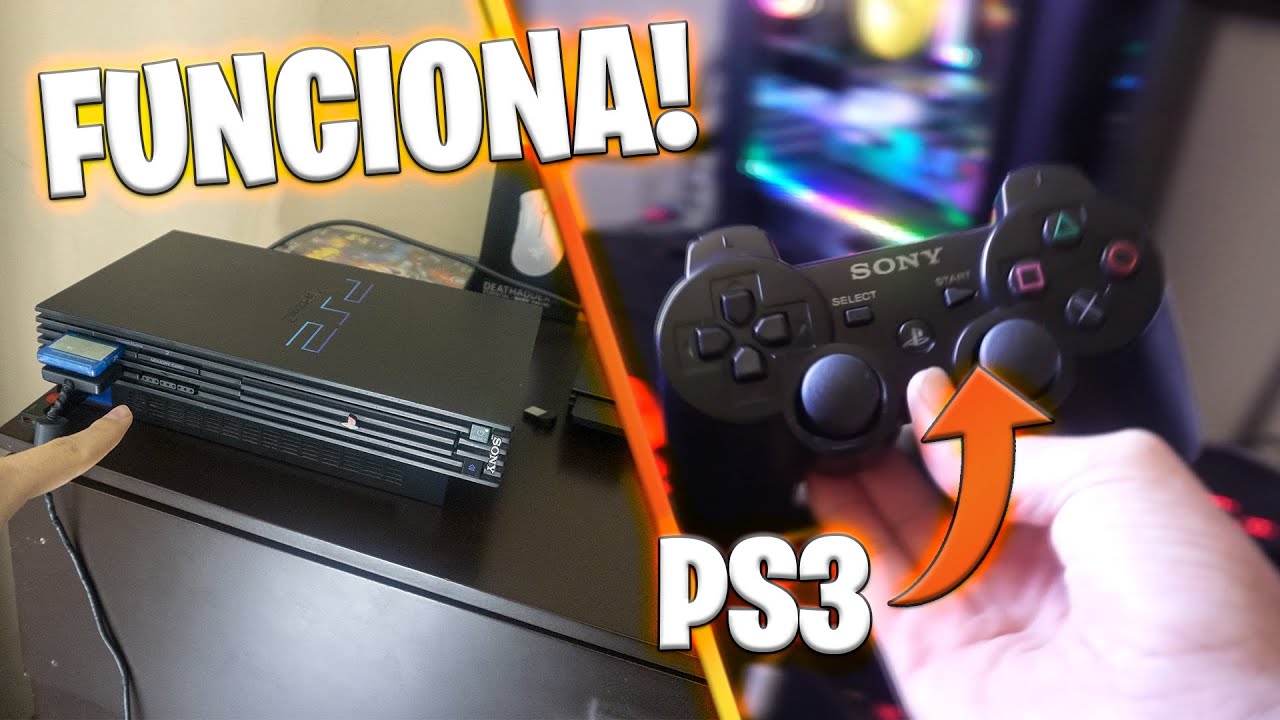 Así conecté un control de PS3 en mi PS2 POR BLUETOOTH!