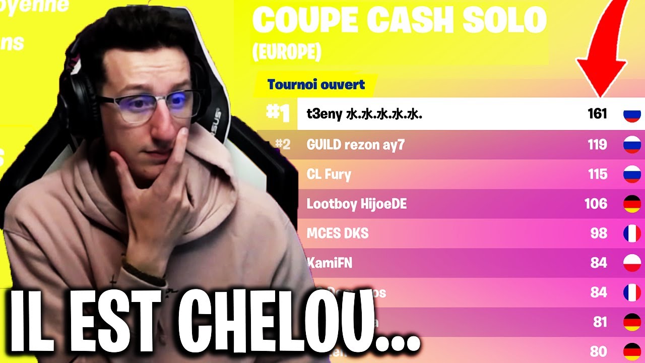 LE PREMIER DE LA SOLO CASH CUP SE FAIT BAN TWITCH EN PLEIN LIVE  (Il est trop fort)
