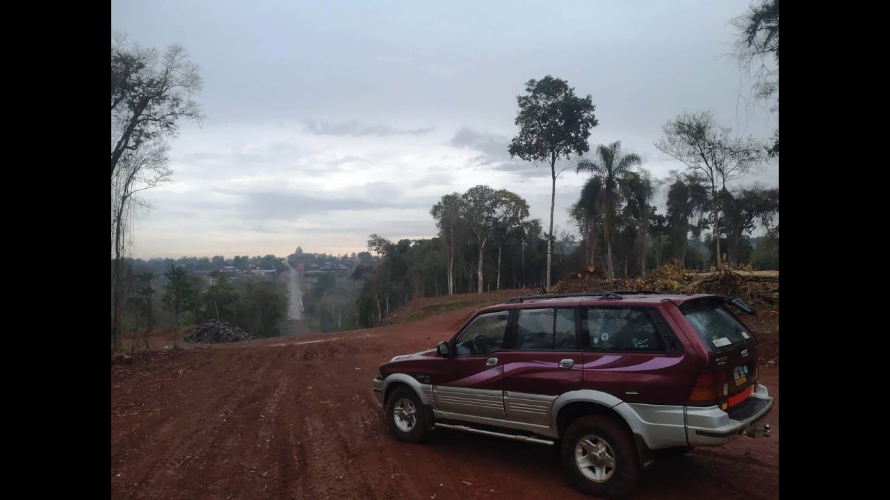 Probando doble traccion Ssangyong Musso 602EL en Misiones