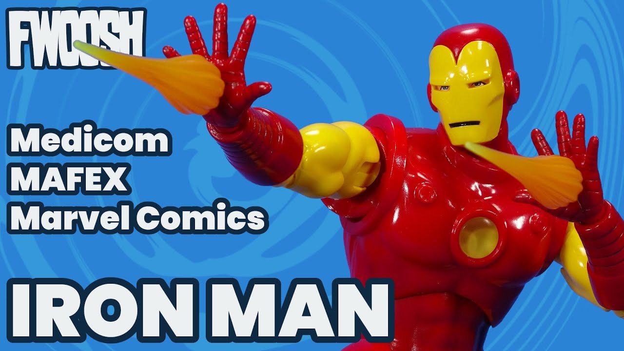 Обзор фигурки MAFEX Invincible Iron Man Classic Marvel Comics Tony Stark Medicom