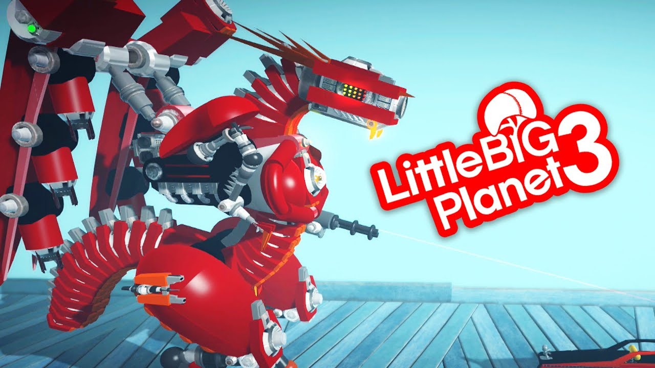 LittleBigPlanet 3 - Ultra Red V4 - Giant Robot - Playstation 4 Gameplay | EpicLBPTime