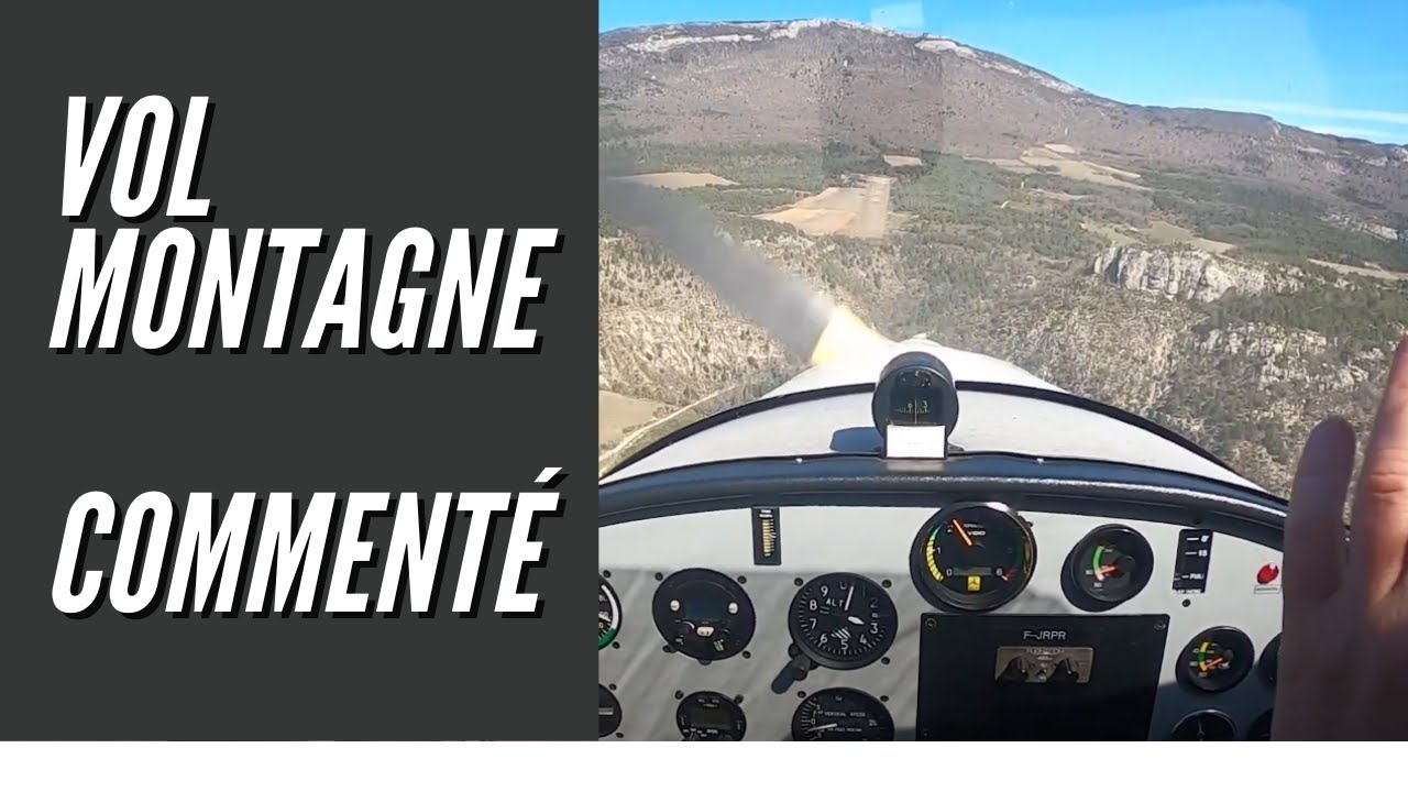 Vol montagne commenté: Altisurface de Faucon vers La motte Chalancon