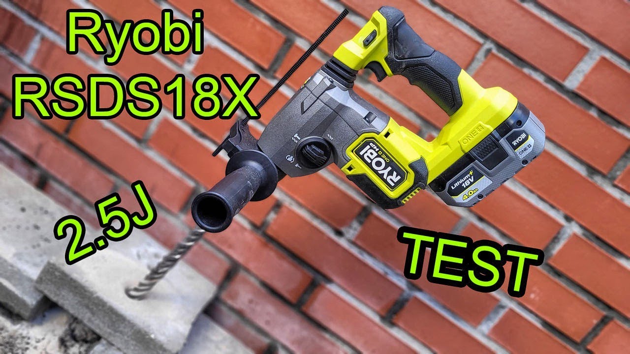 RYOBI RSDS18X – młotowiertarka SDS 2.5J – testy i recenzja