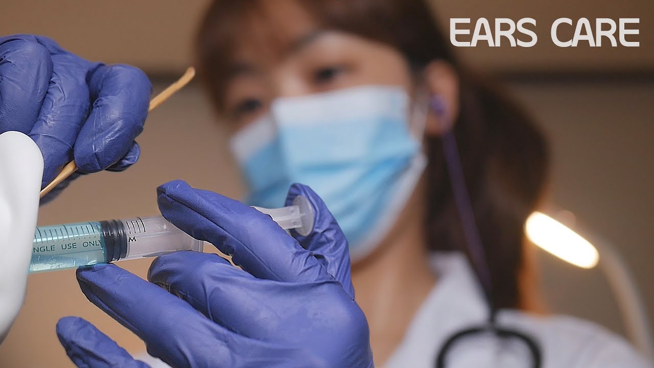 [ASMR] Ear Cleaning Clinic with Water injection👩🏻‍⚕ (No Talking)