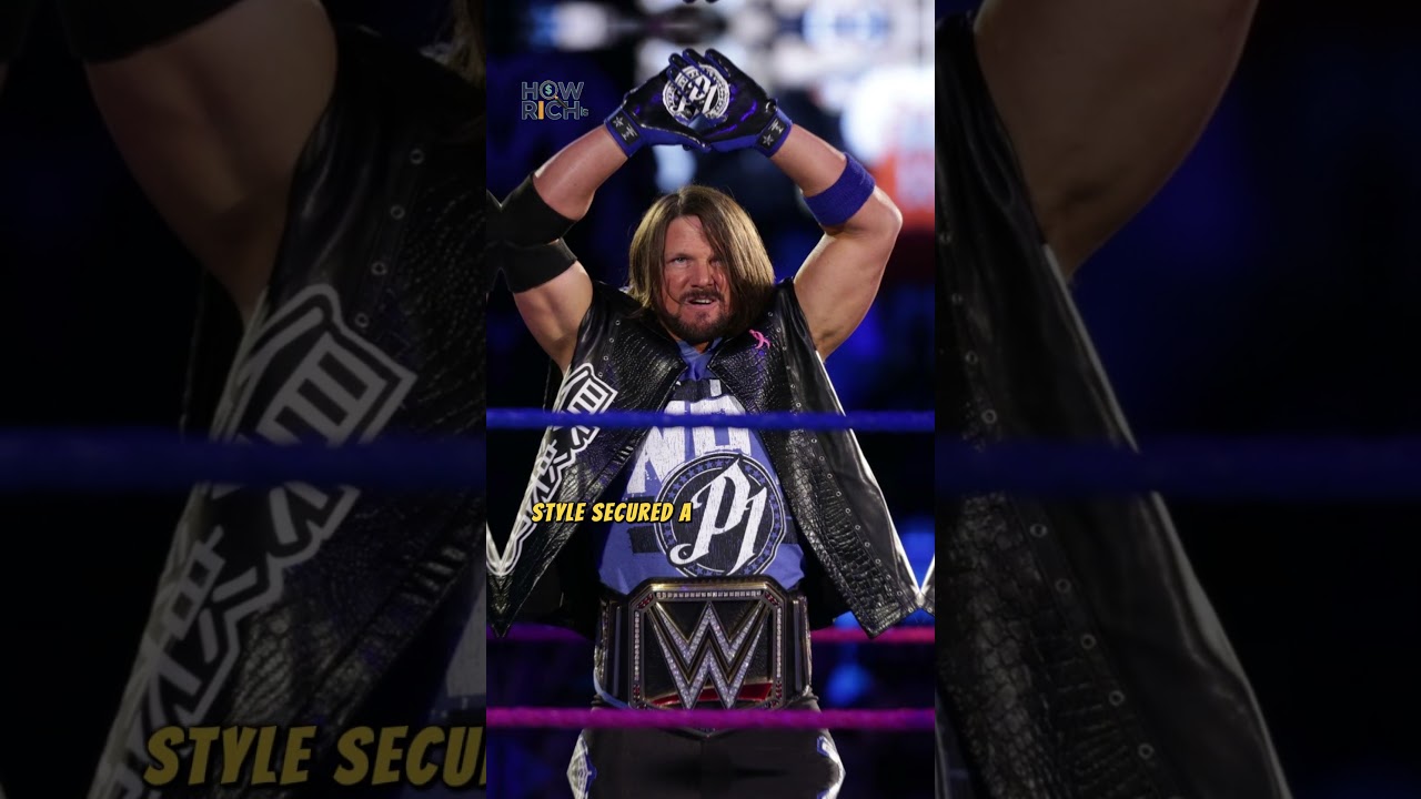 AJ Styles: The Phenomenal Success 👑 #ajstyles #wwesuperstar