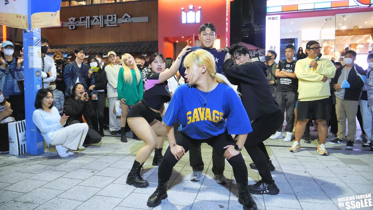 [4K] 레드크루 (RED Crew) - KILL BILL (브라운아이드걸스, Brown Eyed Girls) 이벤트 퍼포먼스 @ 221014 홍대 버스킹 직캠 By SSoLEE
