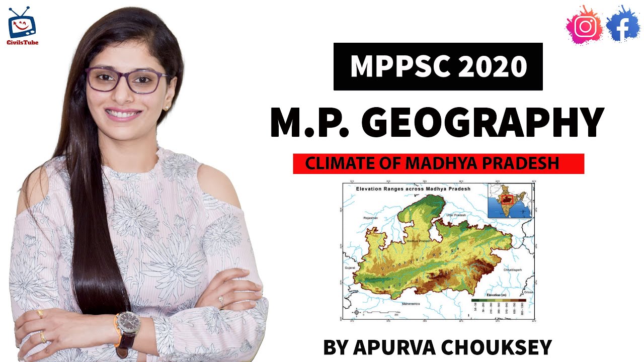 M.P Geography - Lecture 9 - CLIMATE OF MADHYA PRADESH
