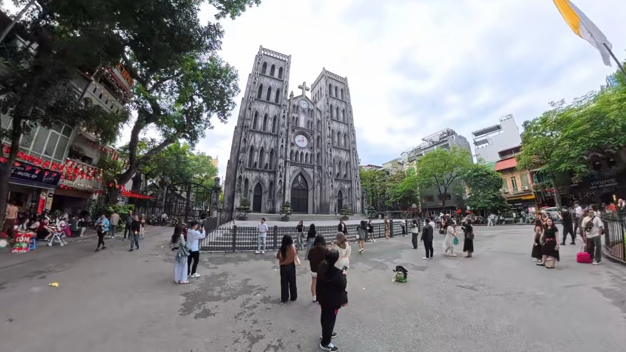 Walking Through Hanoi French Quarter at Noon | Local Life, Street Scenes & Culture