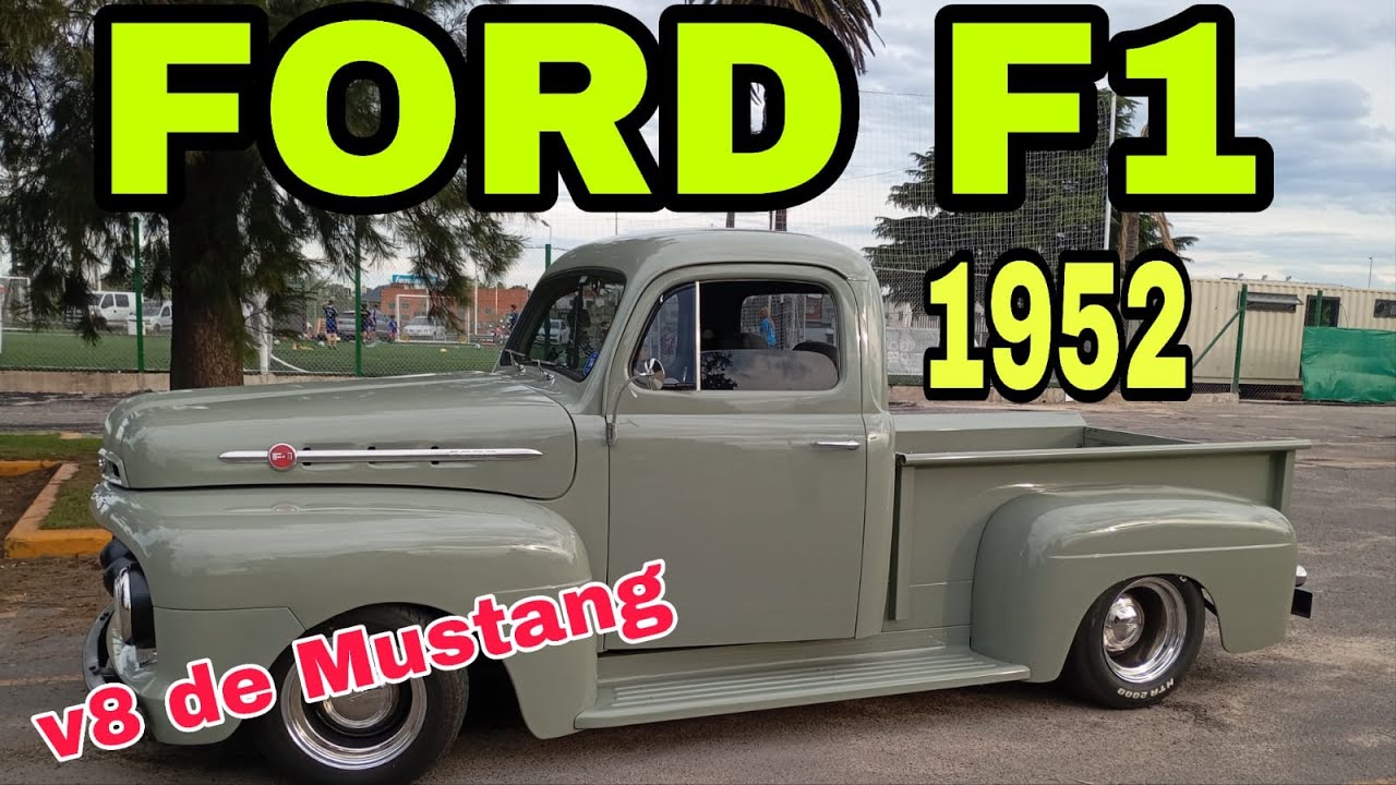 FORD F1 1952 CON V8 DE MUSTANG ES UNA LOCURA  