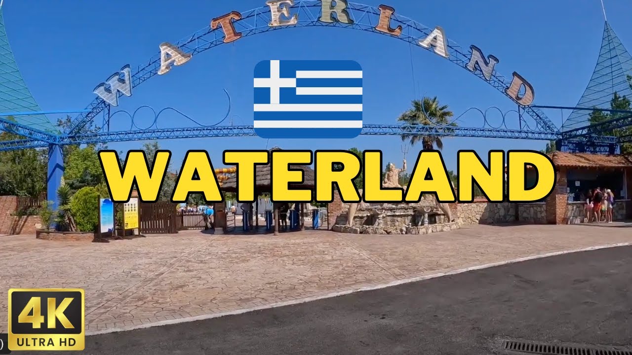 Exploring Aqua Park Waterland in Greece (2023) |  HD 1080p