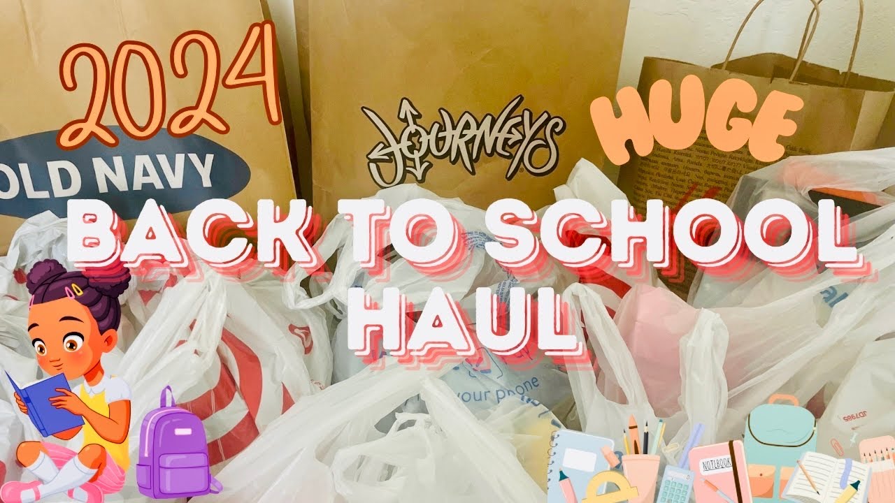 2024 Back To School Haul: Supplies, Lunch accessories, Clothes + More (Elementary)