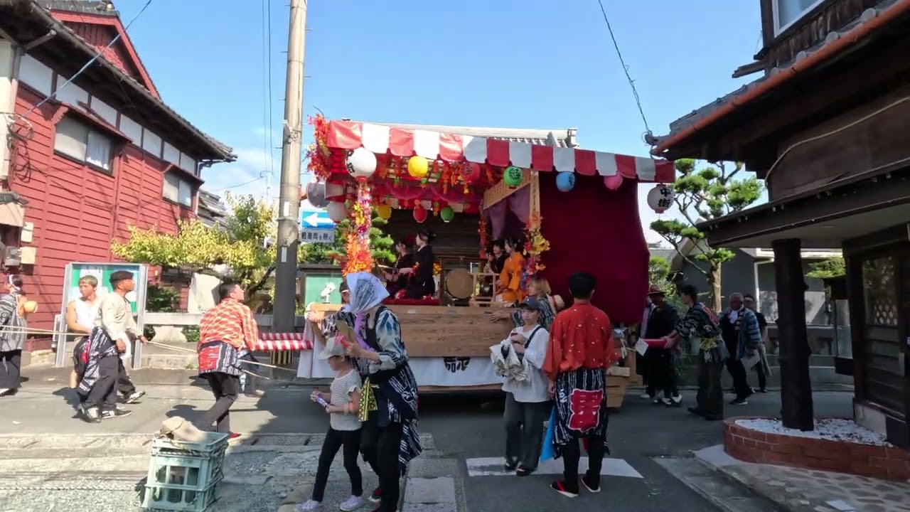 御賑会 中町まとめ 3日目 祭り 山車 福岡県柳川市　20251013
