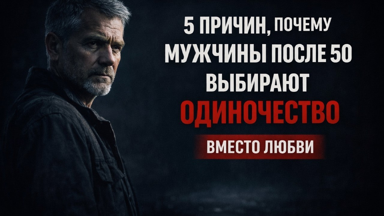 5 причин, почему мужчины после 50 предпочитают одиночество любви