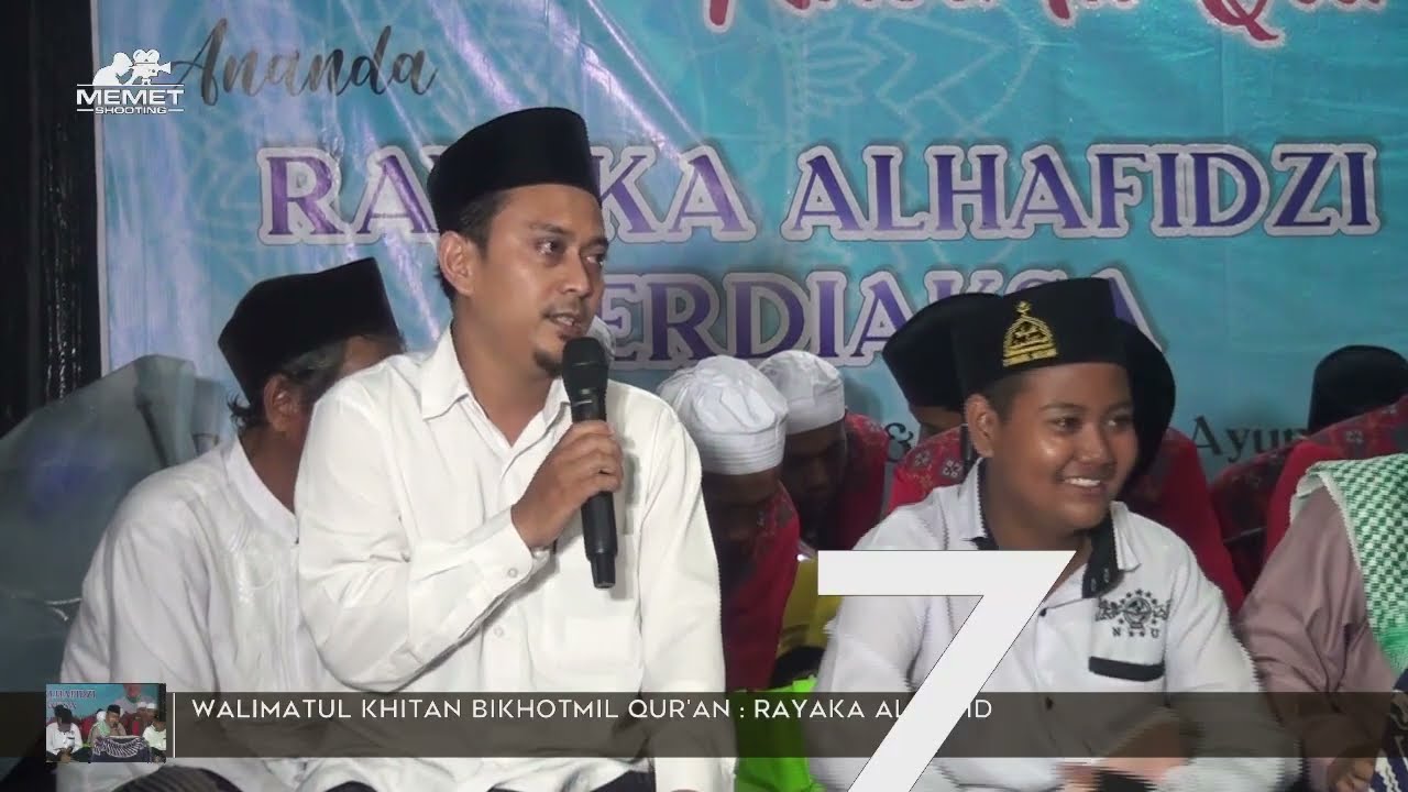 Sambutan Pengasuh Acara Khotmil Qur an Rayaka Al Khafidzi #olivetv #memetshooting