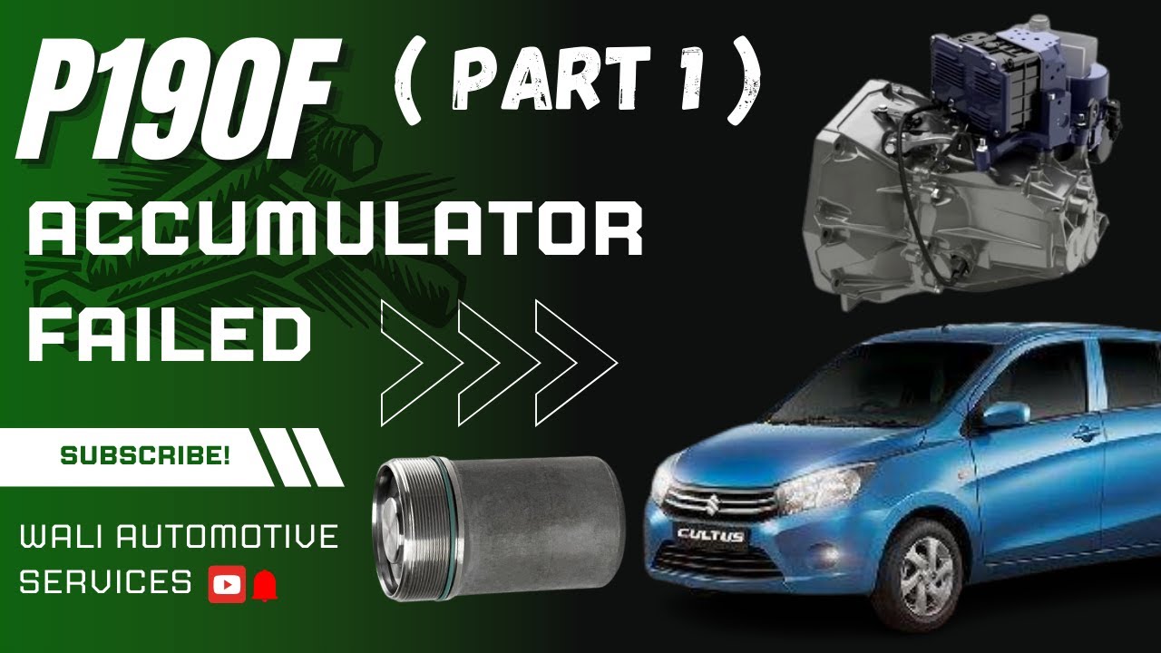 Suzuki Cultus (AGS) P190F Ammulator Failed fault code clear.