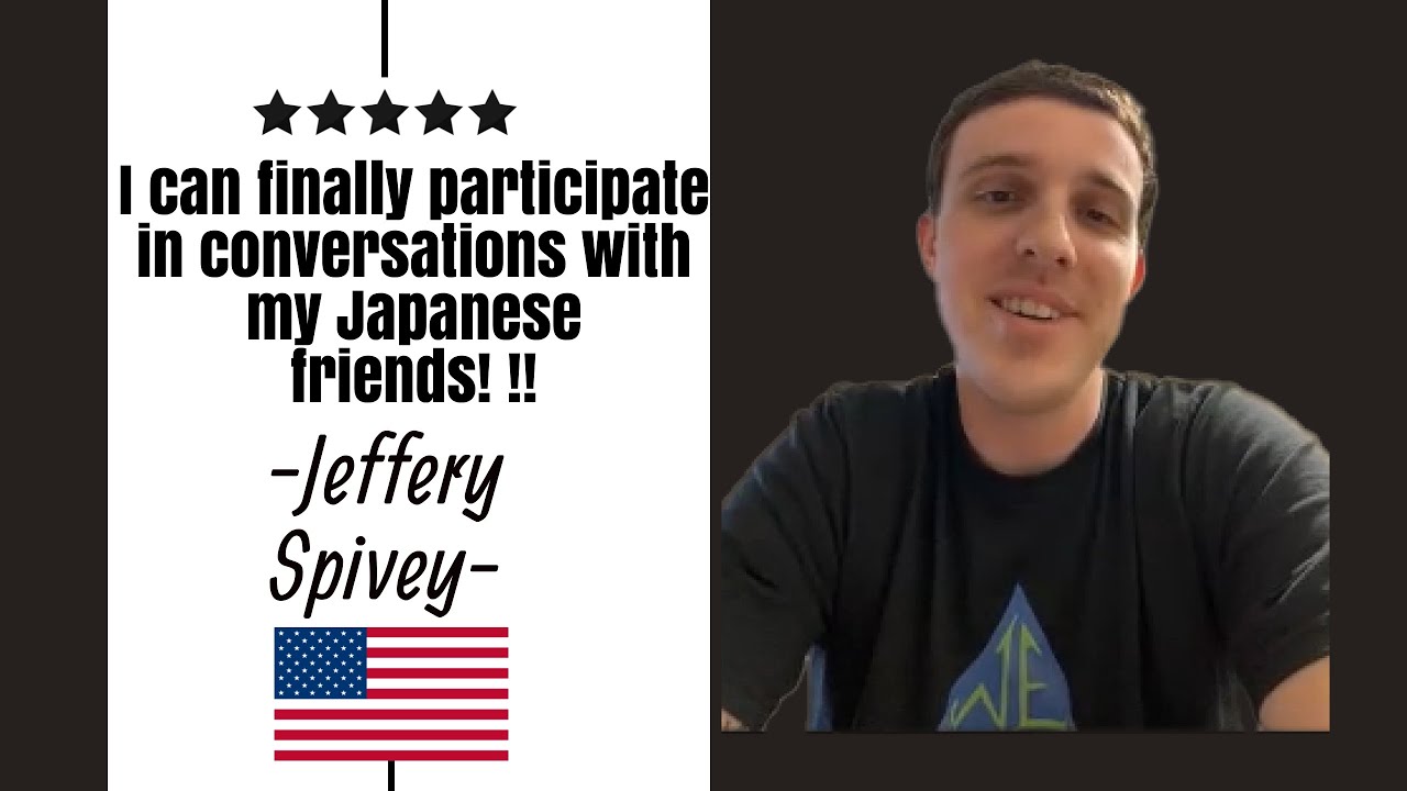 Right After 30 hours Sessions! Jeffrey Spivey - Experience of Japan Language Factory
