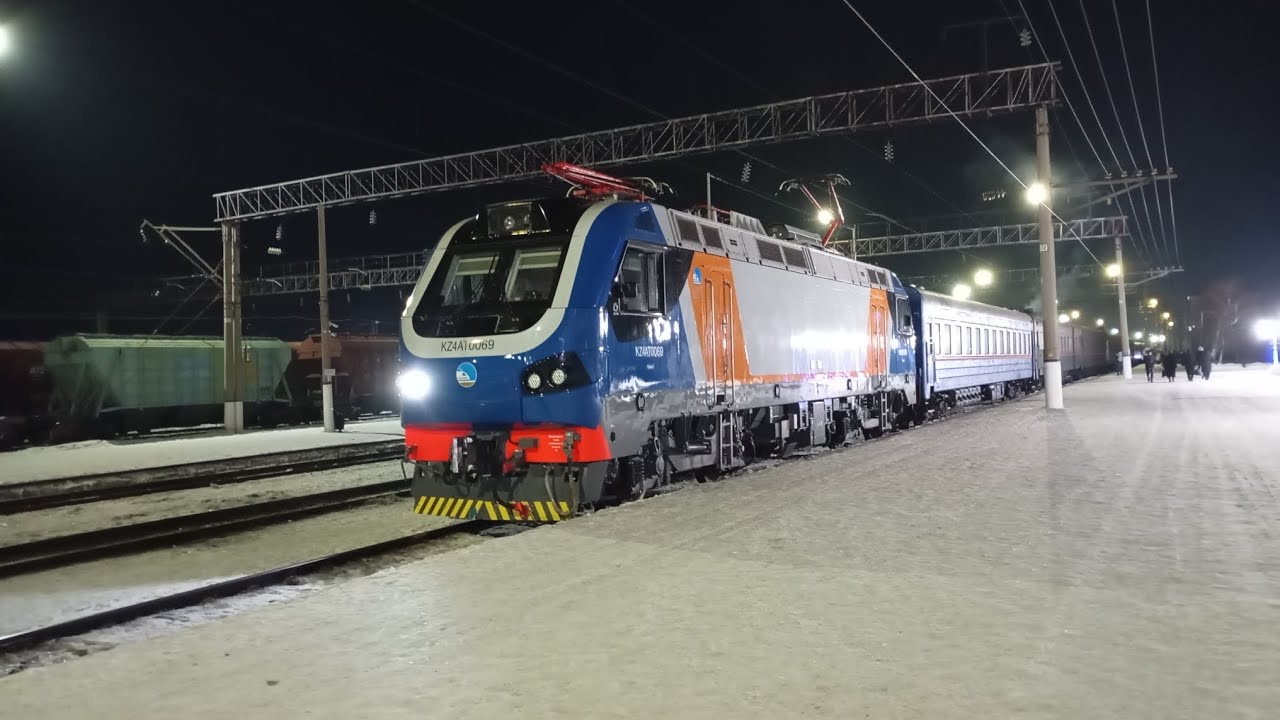 Споттинг Поездов Кокшетау 1