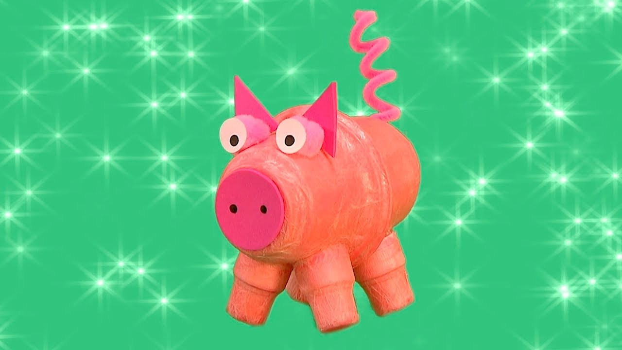 Yogurt Pot Pig 🐷 | Mister Maker