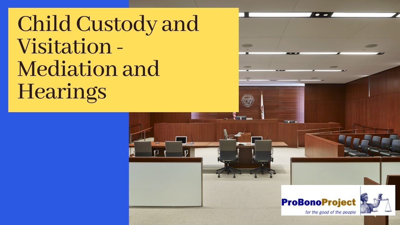 4. Custody and Visitation - Mediation and Hearings