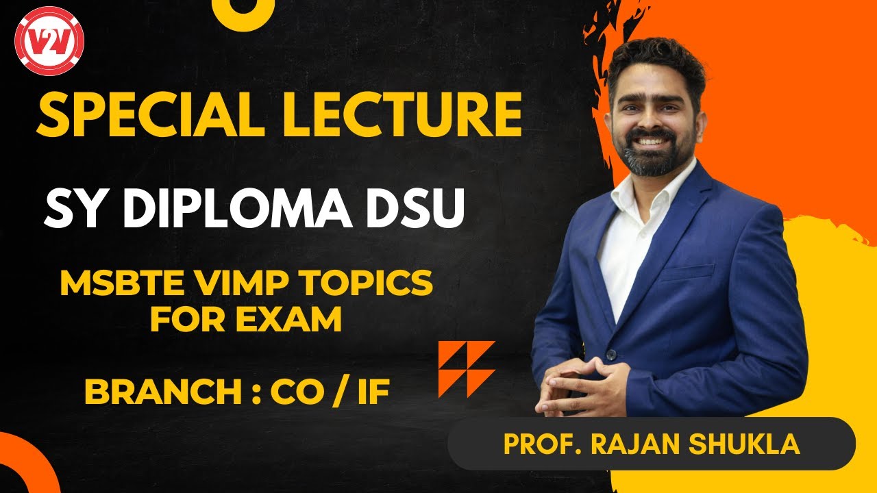 DSU | Special Lecture | SY DIPLOMA | K - Scheme 💻🚀