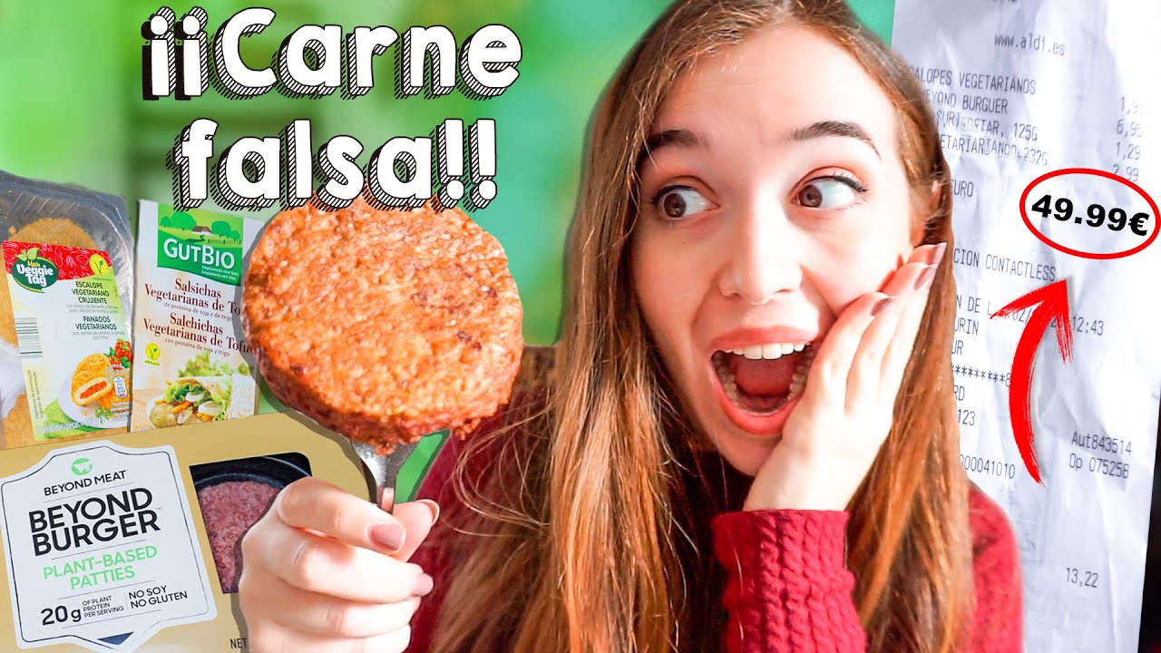 🥩❌24 horas comiendo CARNE FALSA| Atrapatusueño