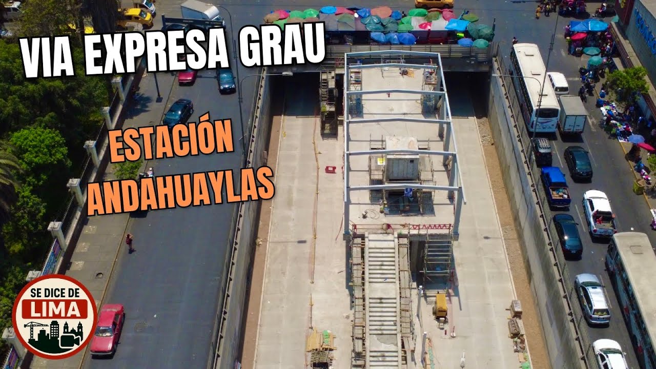 ASÍ AVANZAN las estaciones de la Vía Expresa Grau | Recorrido completo