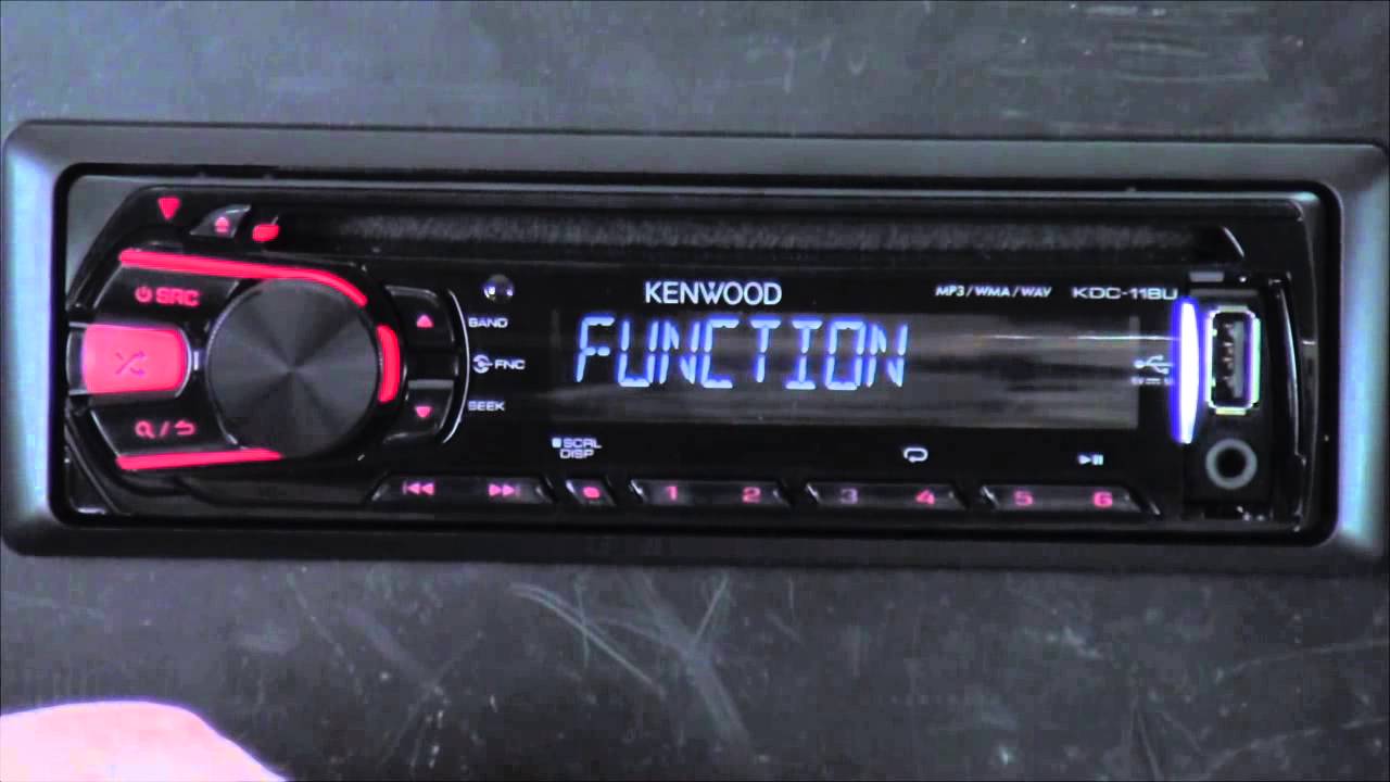 Kenwood KDC-118U - Out Of The Box
