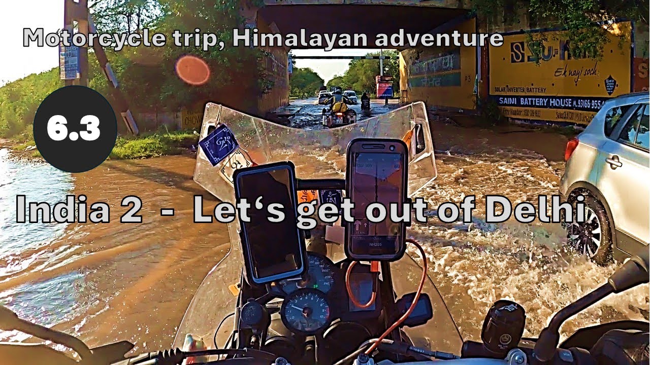 6.3 Nichts wie raus aus Delhi, Himalayan motorcycle adventure, FMT