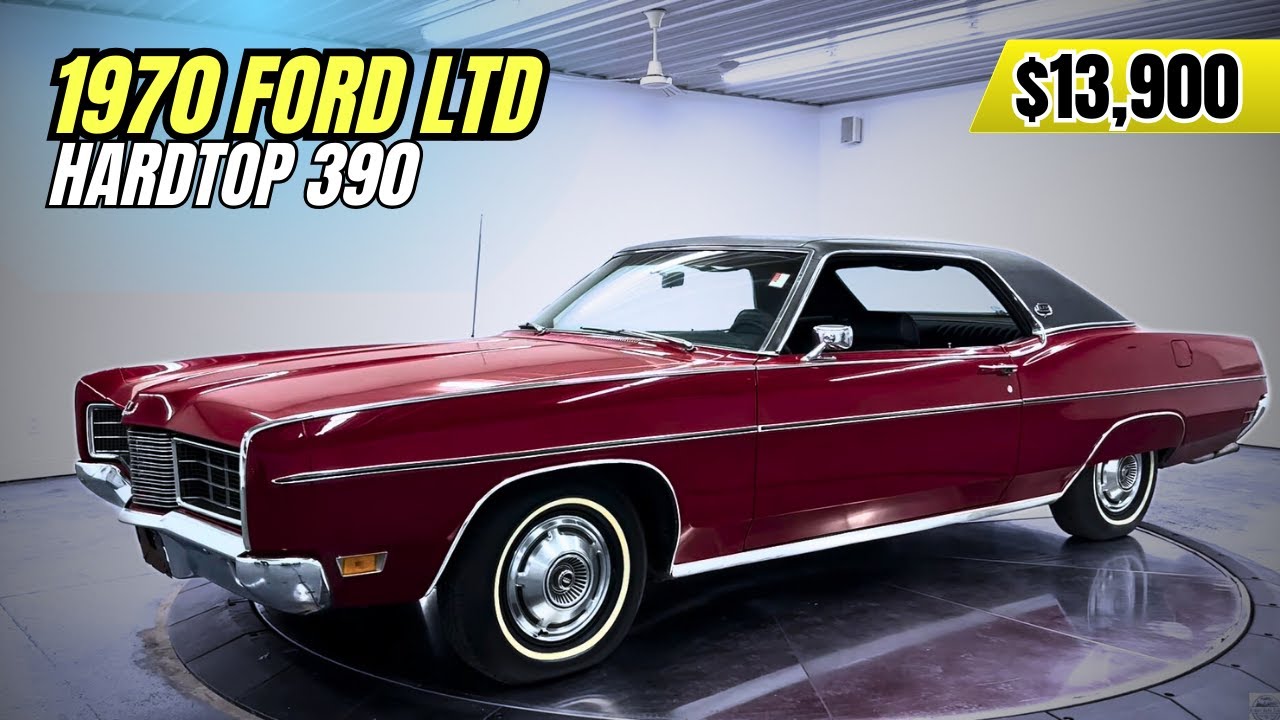 Ford LTD 1970 года с 2 дверями и жесткой крышей | 390 V8, PS, PB, A/C | Классический американский...
