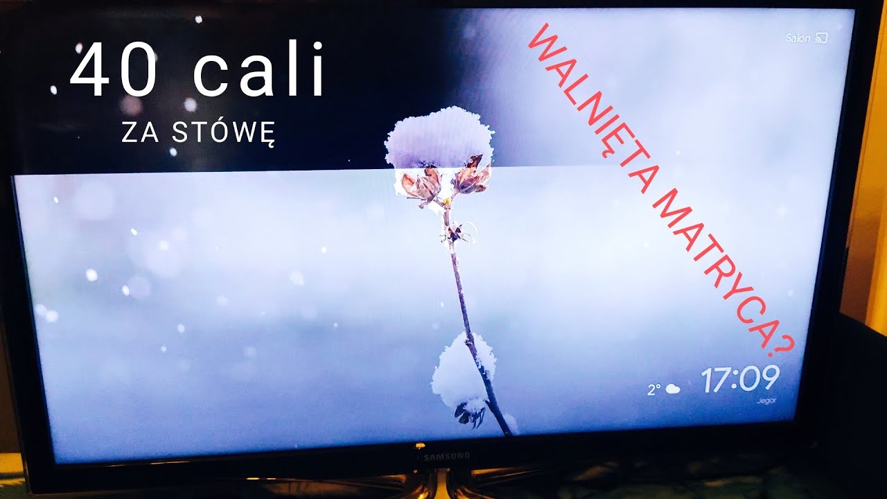 Naprawa telewizora za st&oacute;wę, czy uda się uratować Samsung UE40D5500 z uszkodzoną matrycą?