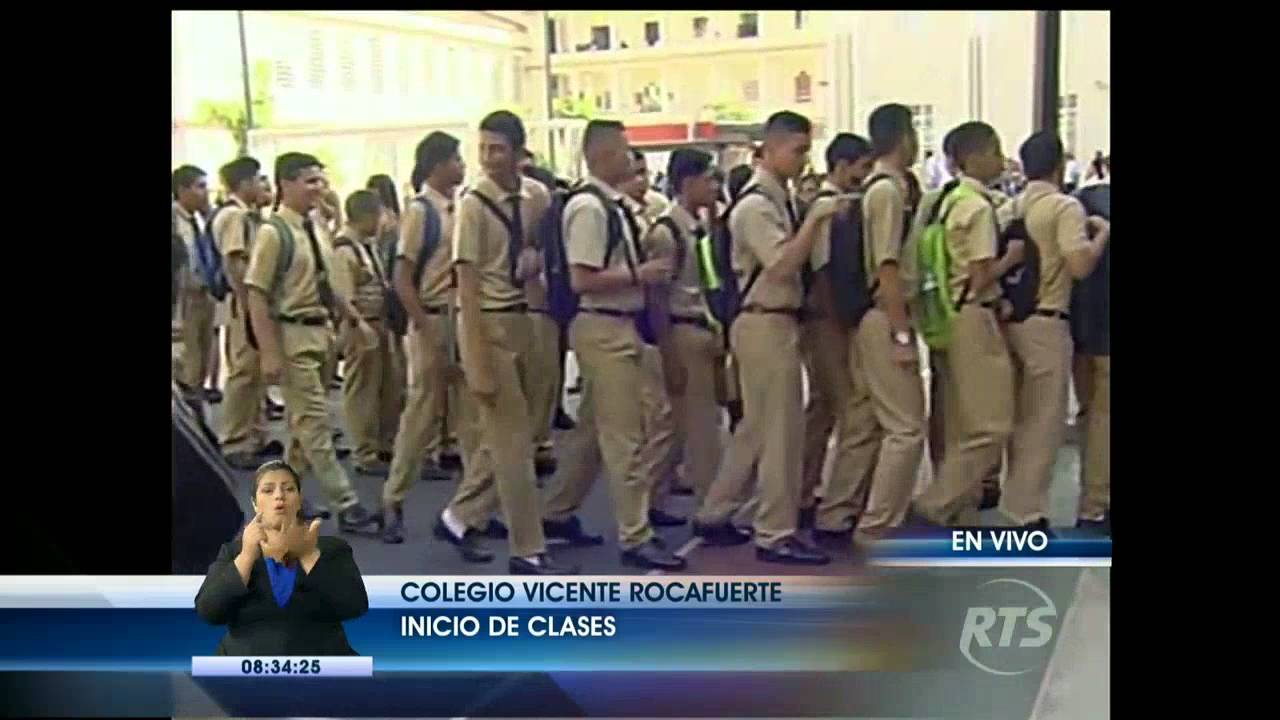 Inauguración del año lectivo en el Vicente Rocafuerte