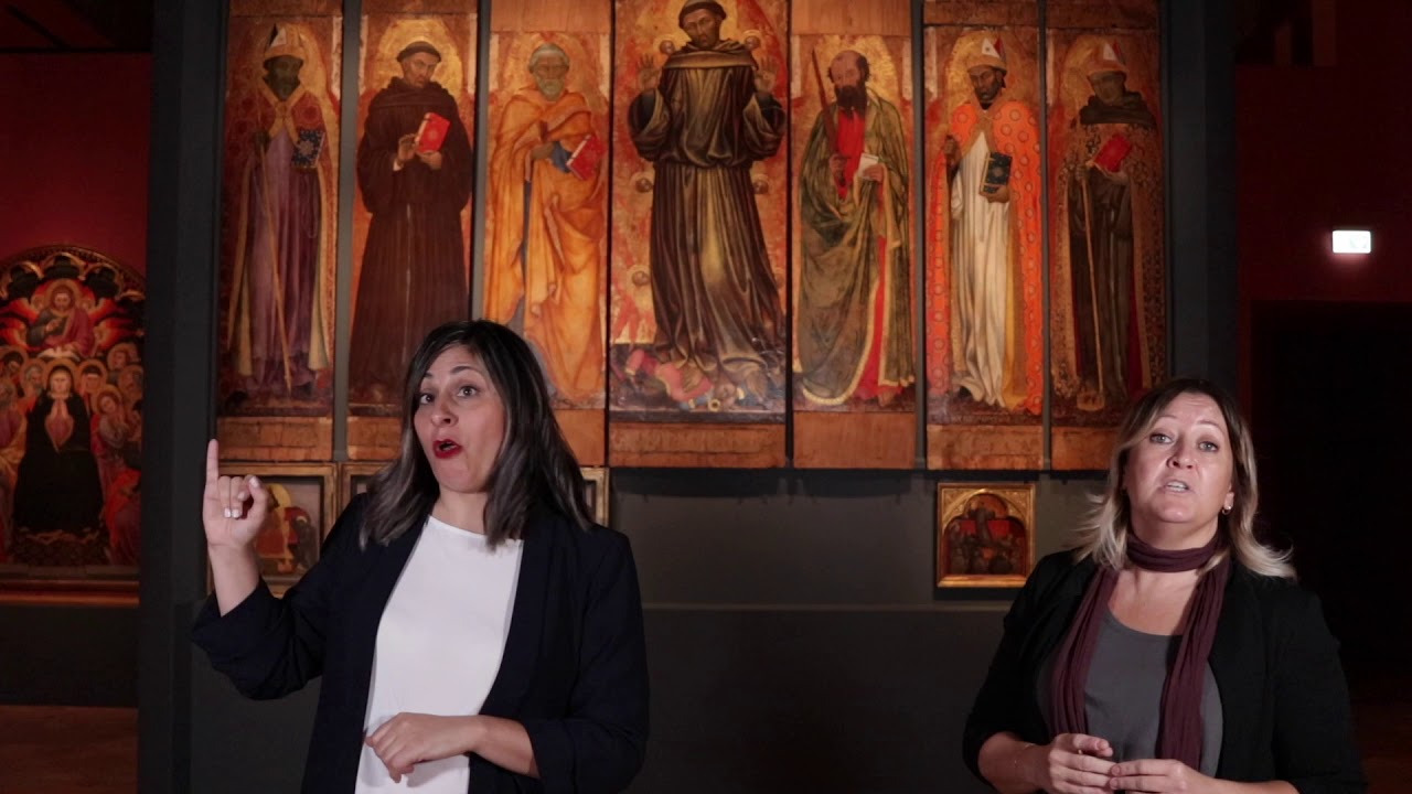 MUSAE Visita guidata in LIS Galleria Nazionale dell'Umbria - Mostra Taddeo di Bartolo, il Polittico