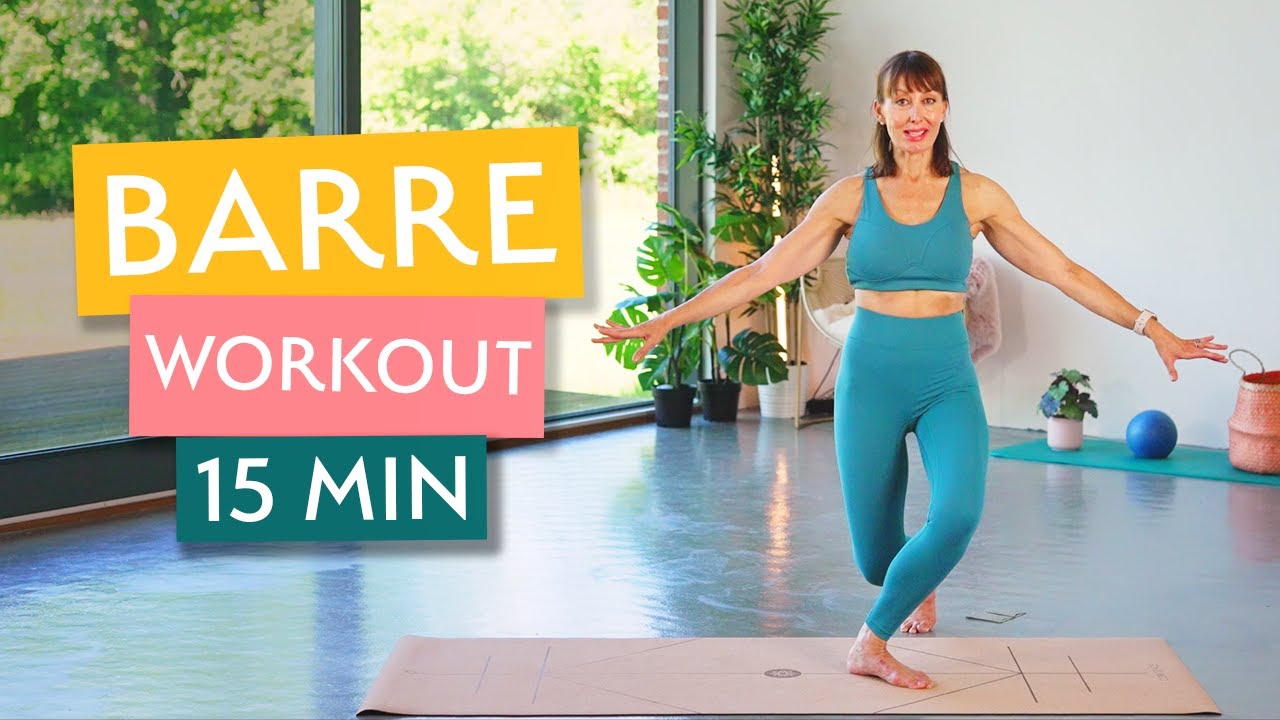 15 Min Barre Workout | Ballet Inspired Standing Pilates | No Equipment
