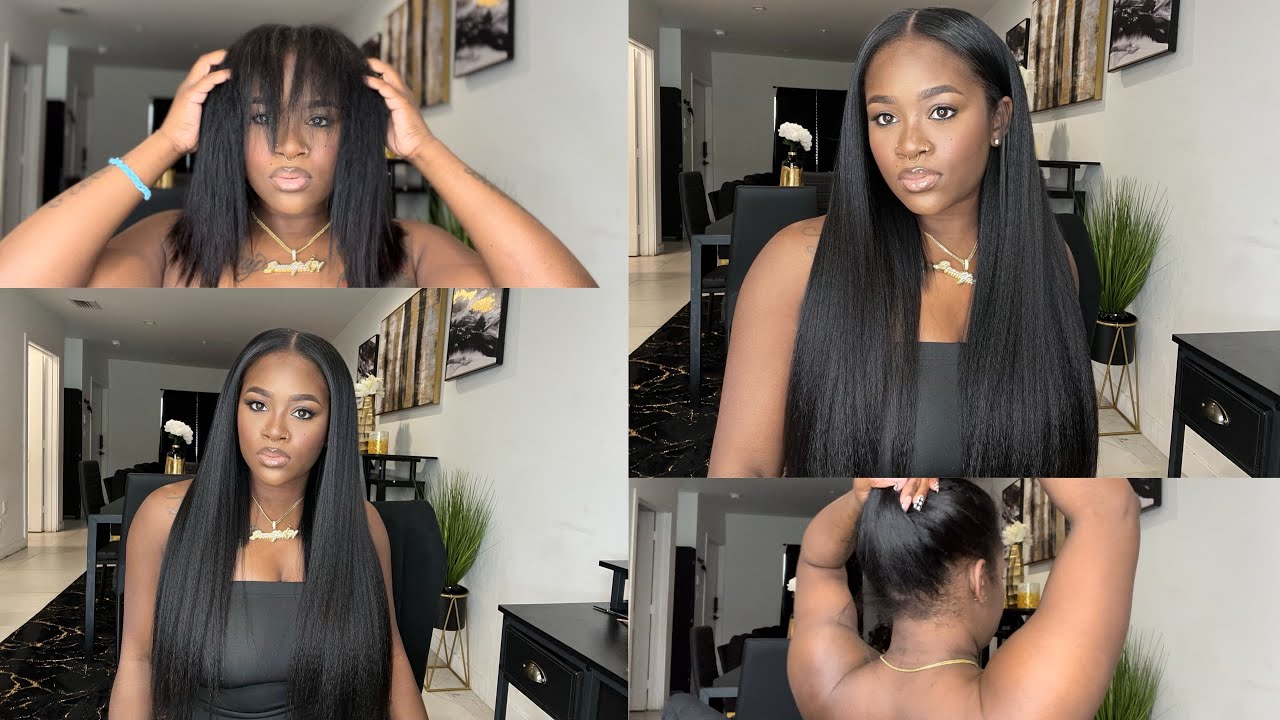 Сделай сам😍 Установка кудрявых прямых накладных волос на заколках 🔥 | CurlsQueen Hair 😍