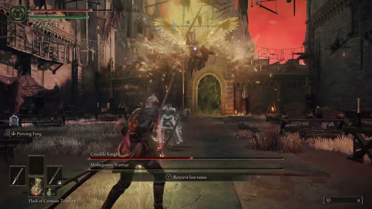 ELDEN RING - Misbegotten Warrior and Crucible Knight (Festival duo) with Nagakiba and Uchigatana