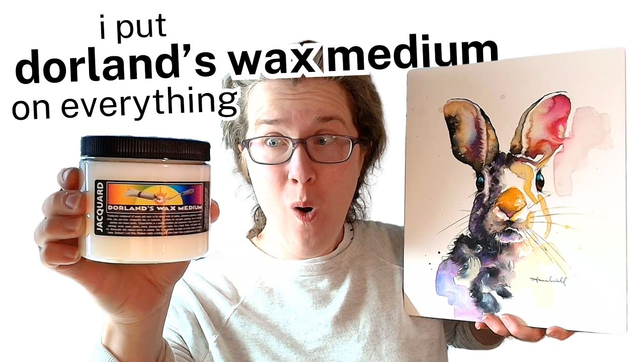 my favorite way to finish watercolors