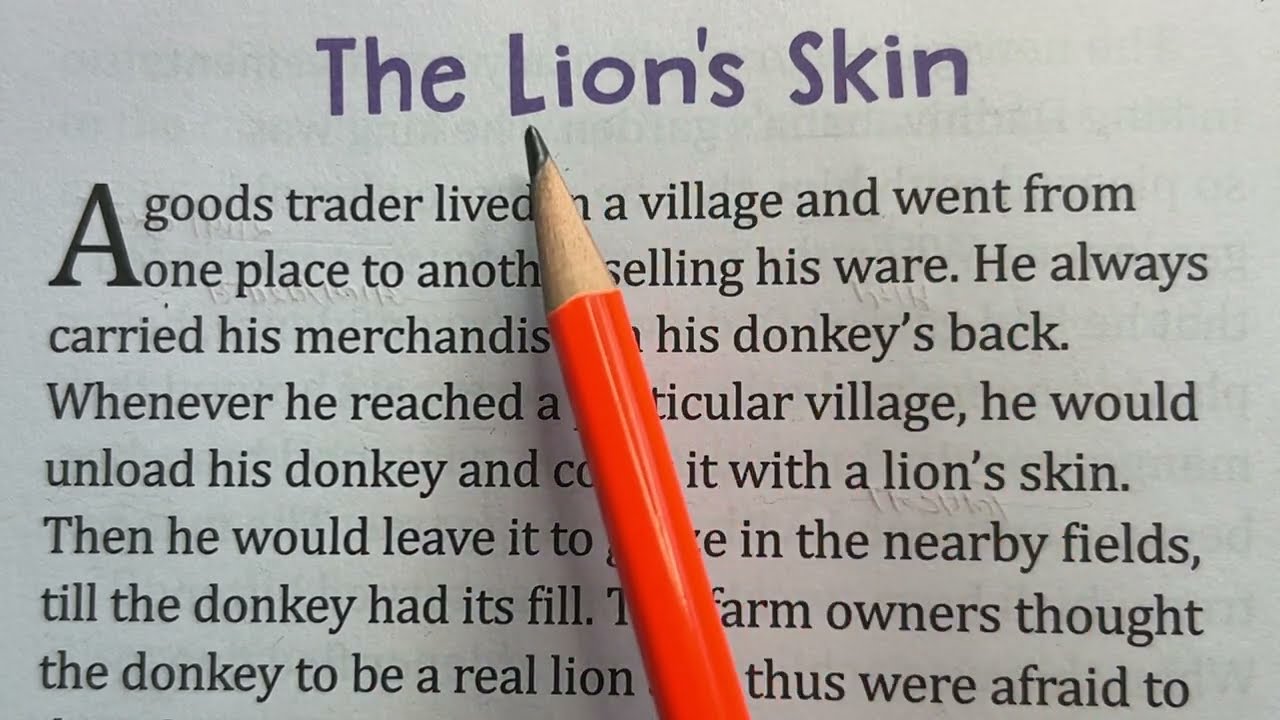 The Loin’s Skin || English Story Reading || English Story || English padhna || English Book Reading 