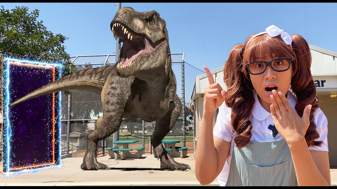 Dinosaurs For Kids | Soso Goes In A Magical Portal To Learn About Dinosaurs!