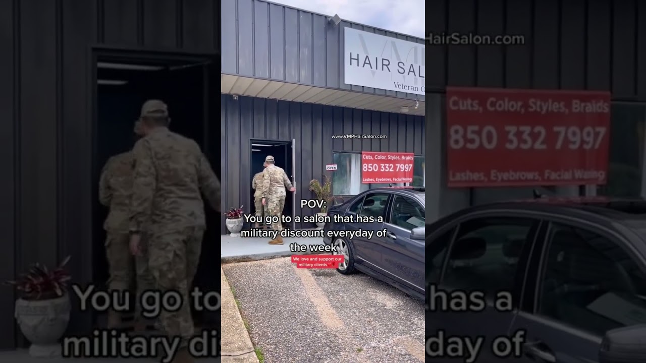 SALONS THAT CATER TO MILITARY!