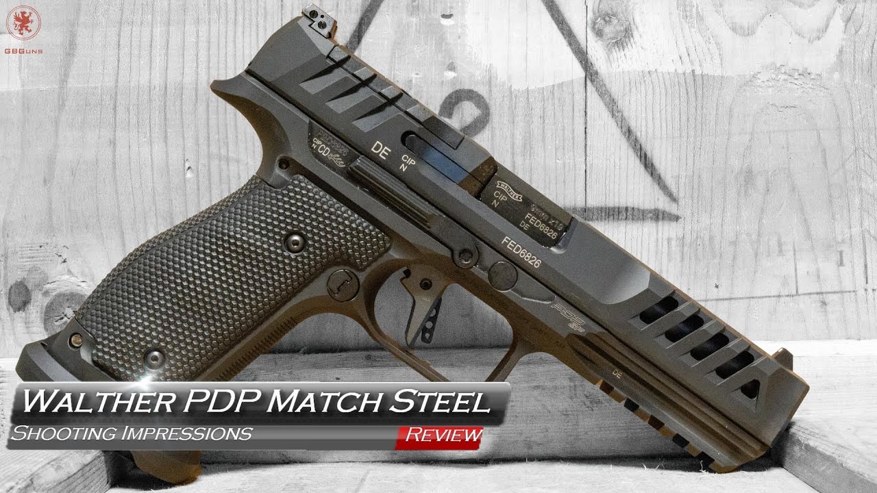 Впечатления от стрельбы из Walther PDP Match Steel Frame