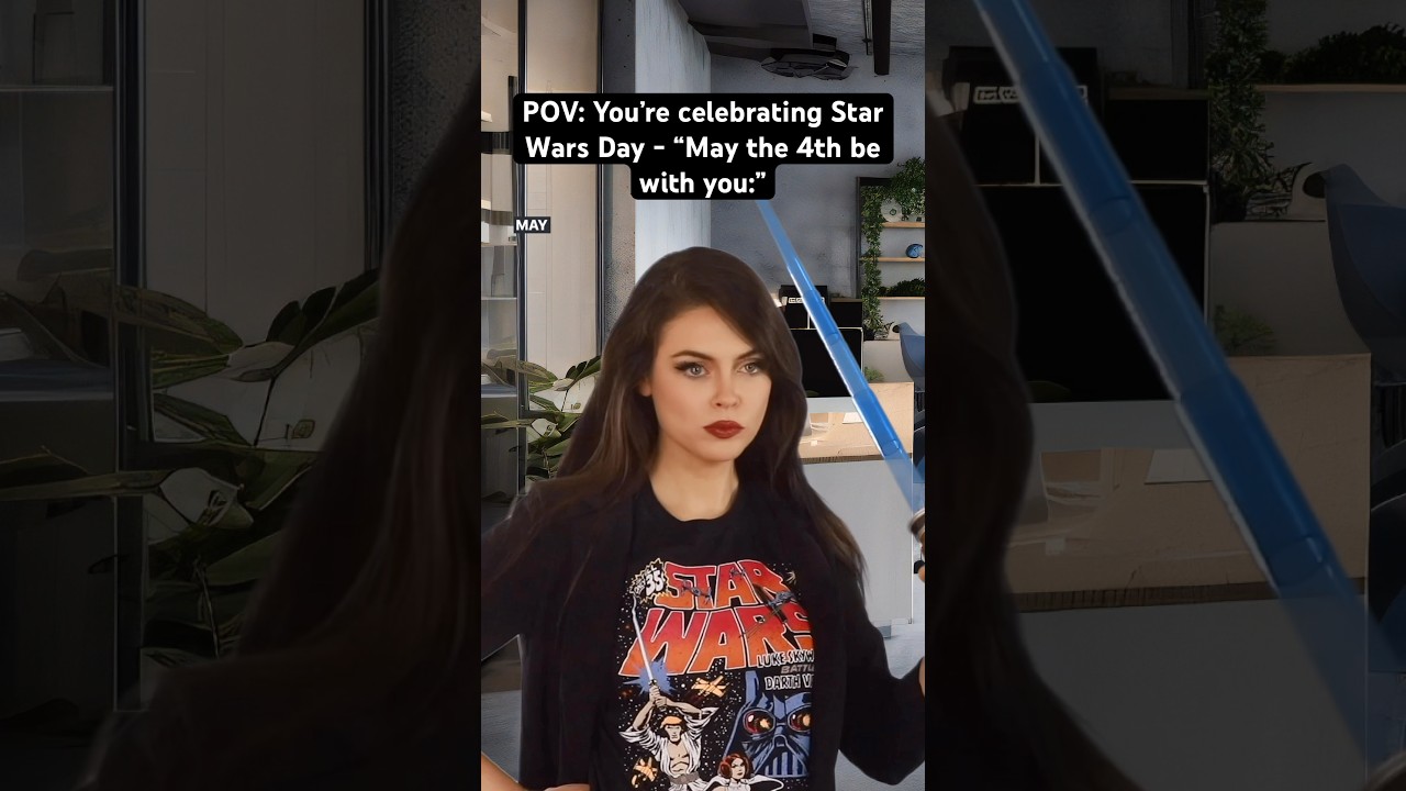 POV: You&rsquo;re celebrating Star Wars Day - &ldquo;May the 4th be with you.&rdquo; #nostalgia #millennials #90skids