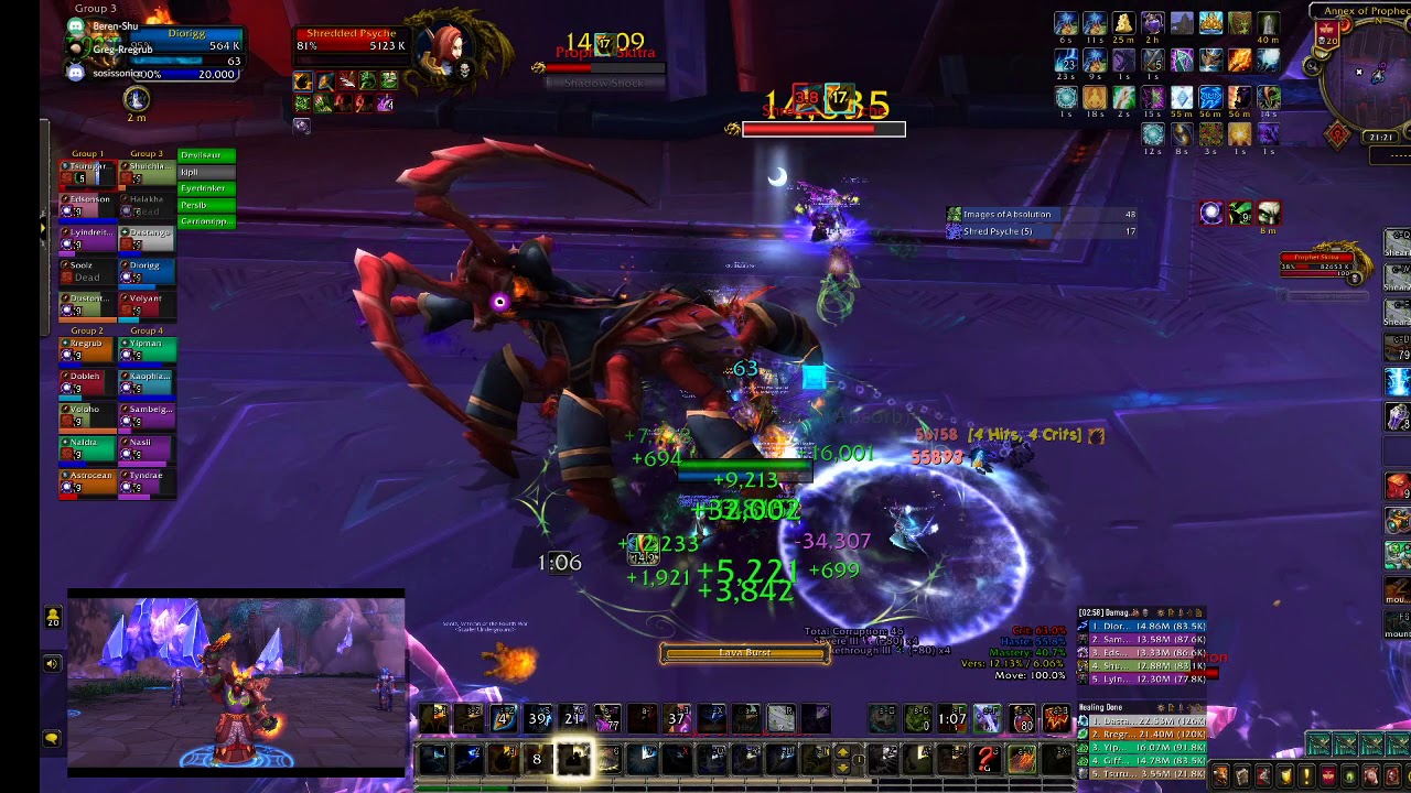 Scarlet Underground vs Prophet Skitra (Mythic) - Elemental Shaman POV