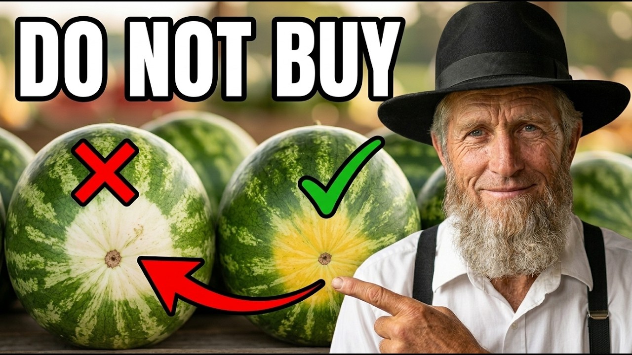 How to Pick a Sweet Watermelon... The Old AMISH Way (7 Tests They Never Taught You)