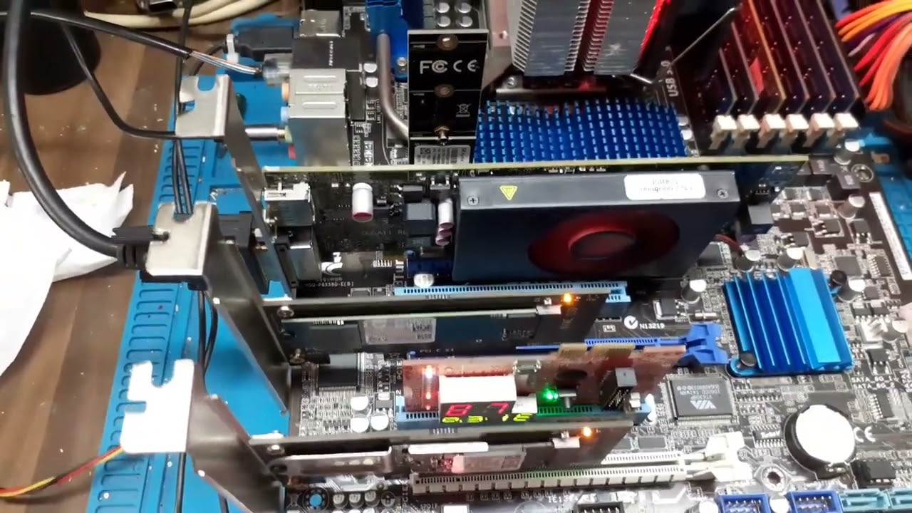 2022/X58 Asus P6X58D-E NVMe M.2 SSD BIOS MOD TEST