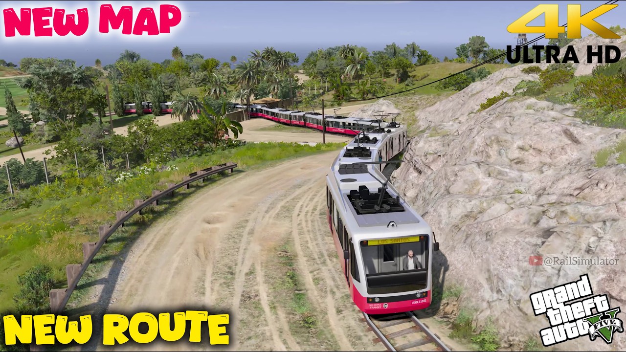 Running a Longer Metro Train on Cayo Perico Island! 🌴 - Grand Theft Auto V